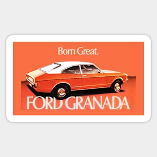 FORD GRANADA COUPE - advert Sticker